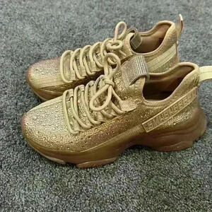 Steve Madden Gold Sneakers